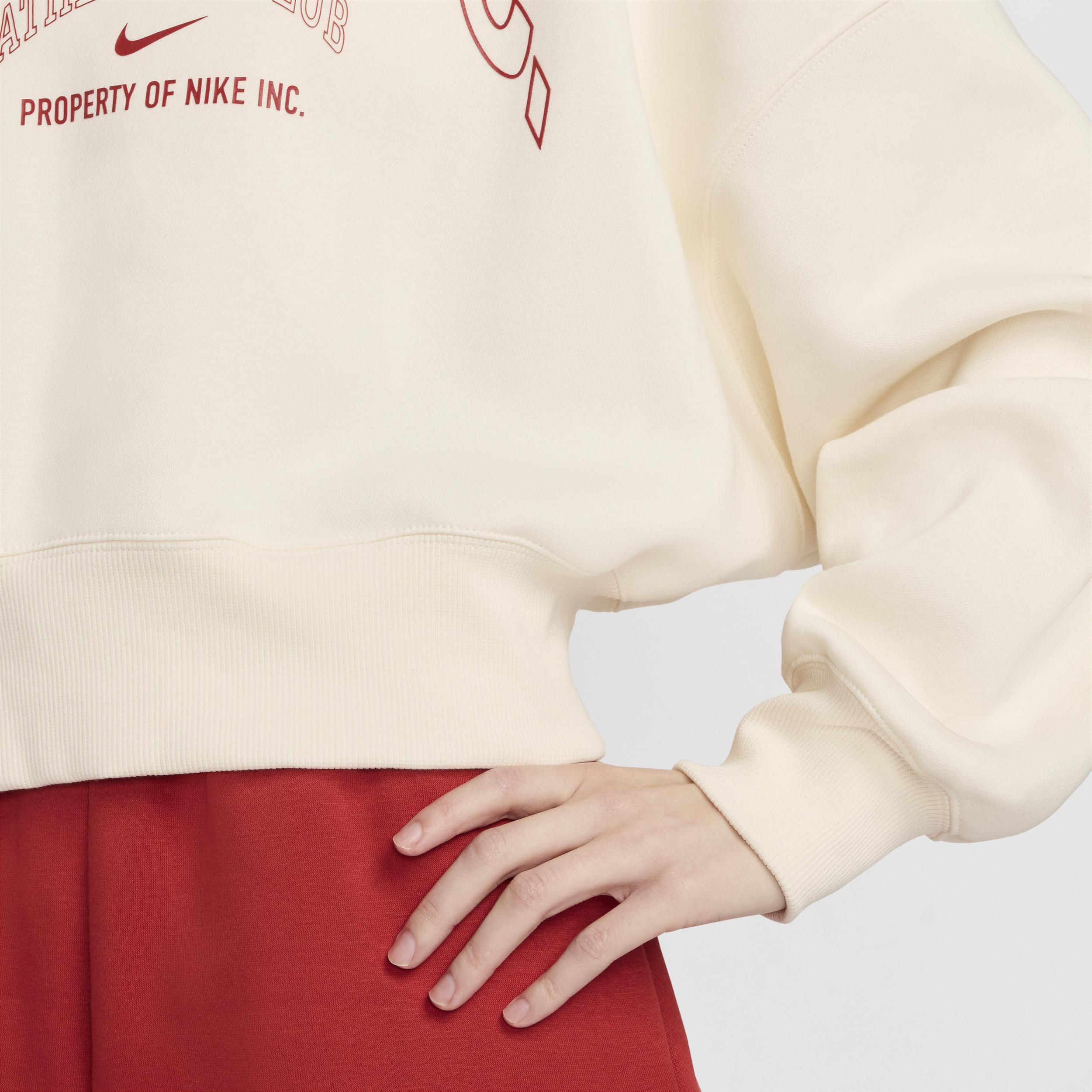 Women's Nike Sportswear Phoenix Fleece Over-Oversized Crew-Neck Sweatshirt Product Image