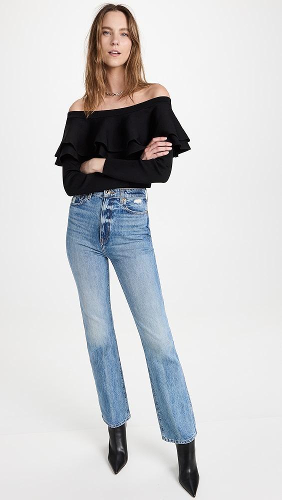 endless rose Off Shoulder Knit Top | Shopbop Product Image