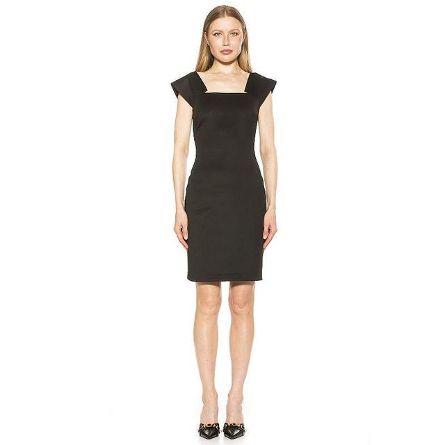 Womens ALEXIA ADMOR Lucinda Modern Scoopneck Sheath Dress Product Image