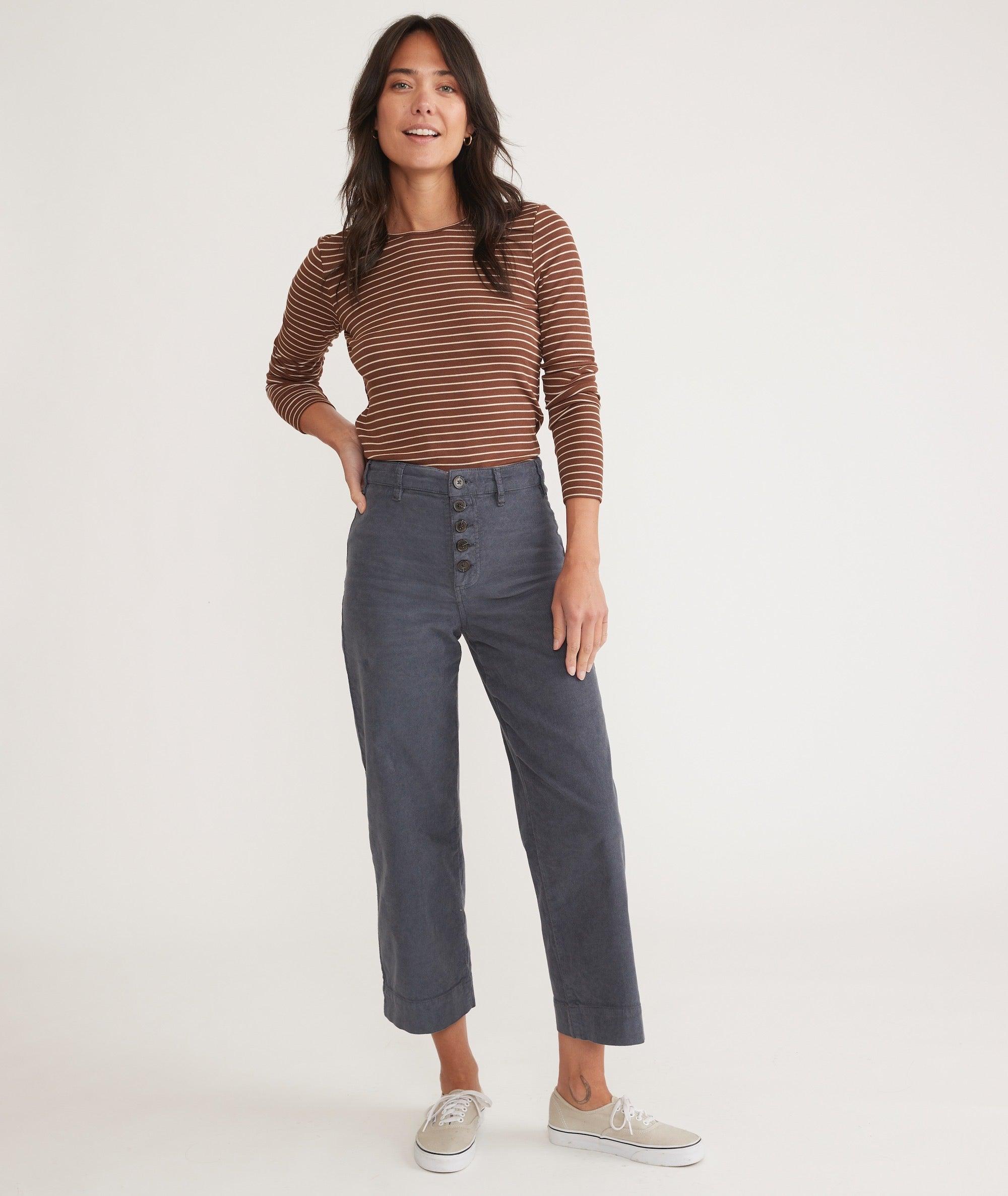 Bridget Corduroy Crop Pant Product Image