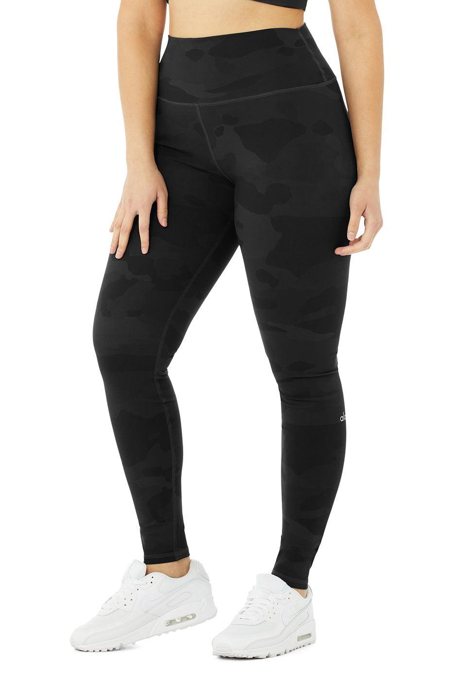 High-Waist Camo Vapor Legging - Black Camouflage Product Image