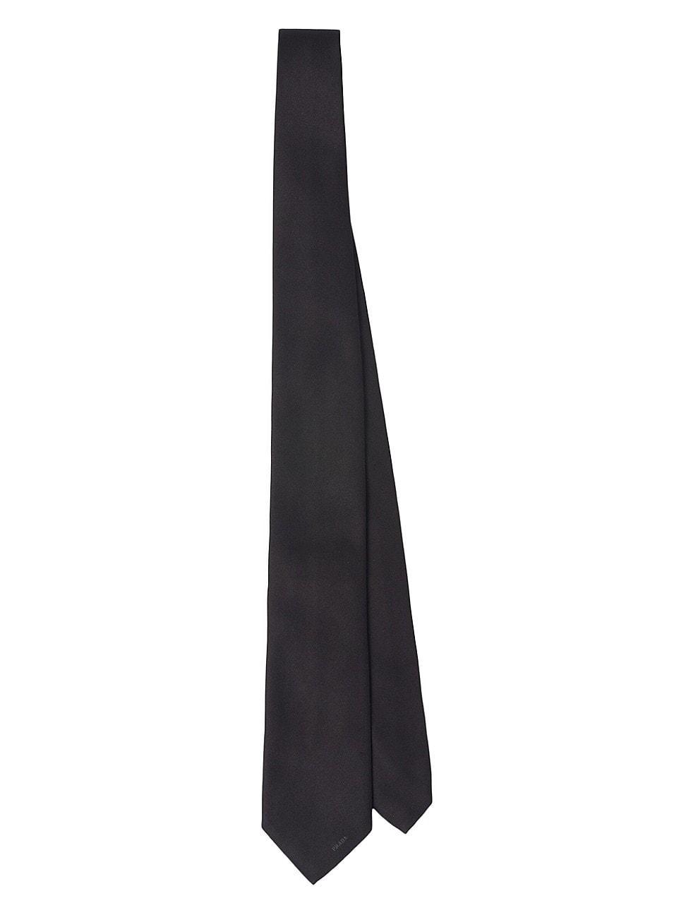 Mens Solid Satin Tie Product Image