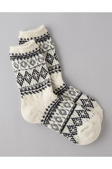 AE Fair Isle Crew Socks Women's Product Image