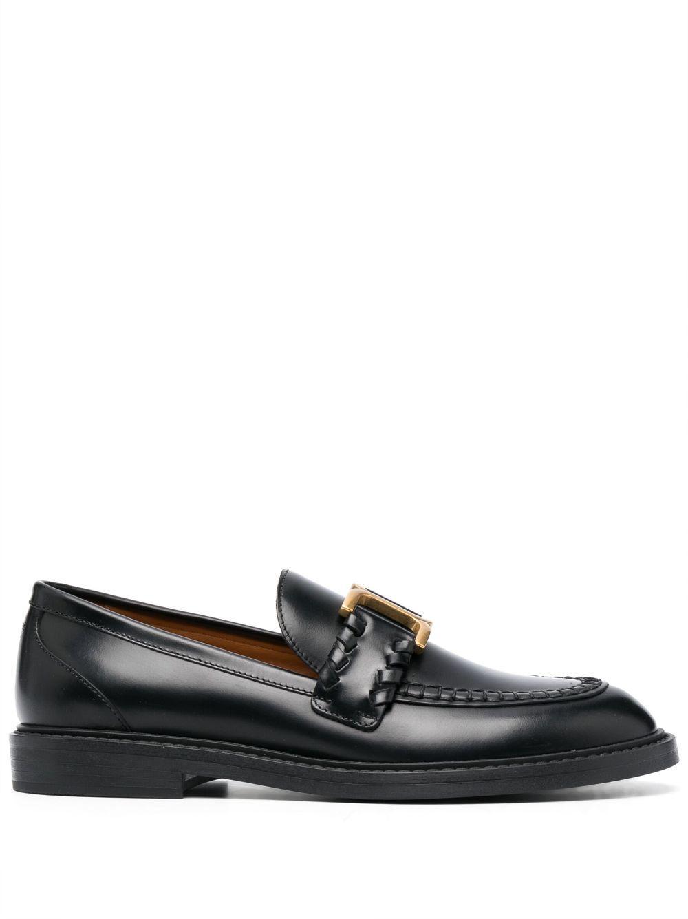 CHLOÉ Marcie Loafers In Black Product Image