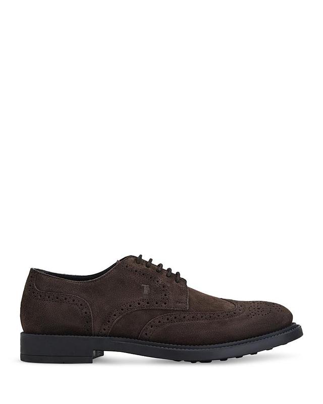 Tods Mens Bucature Forma Wingtip Derby Dress Shoe Product Image