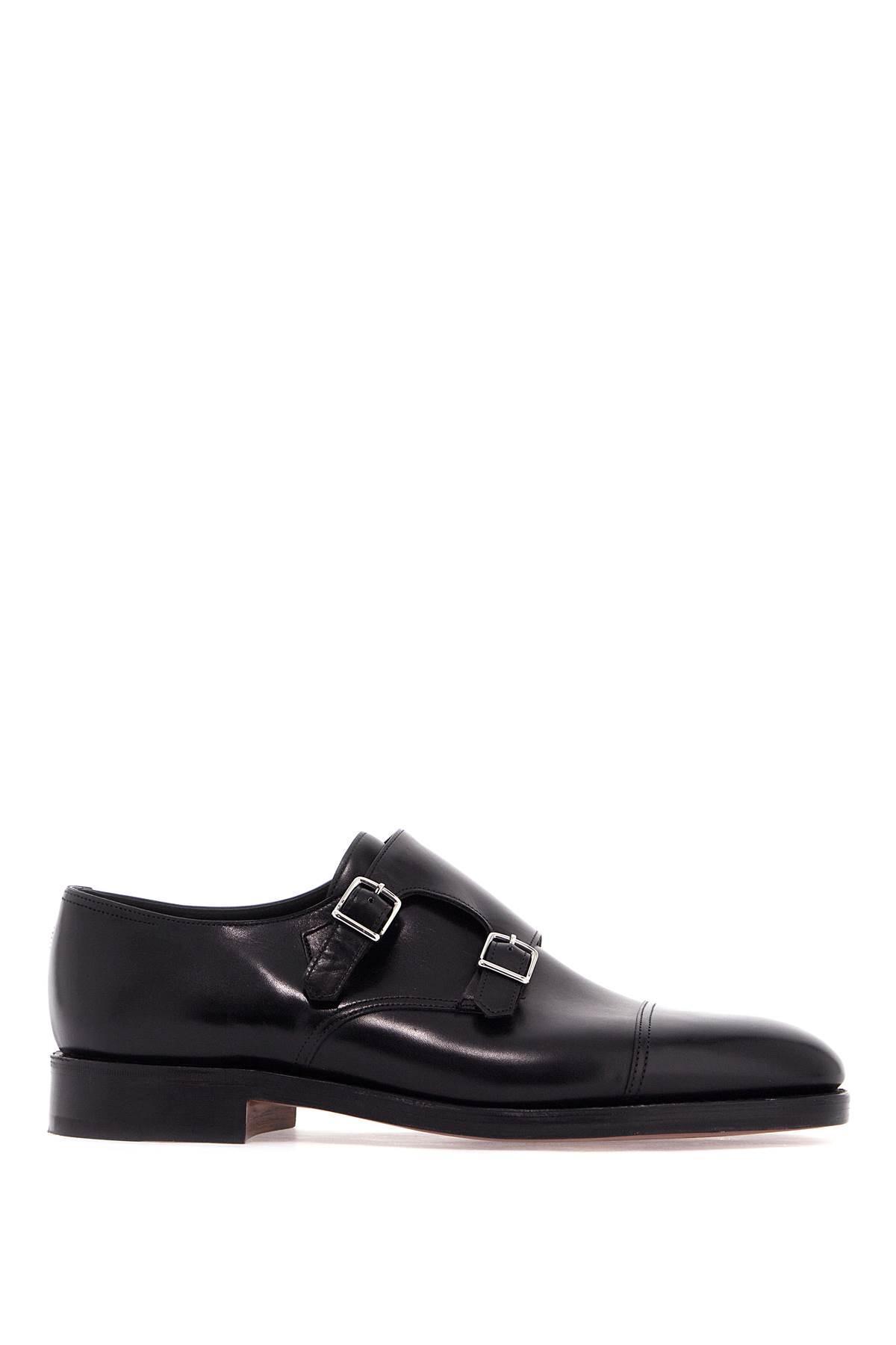 JOHN LOBB William Monk Strap Loafers In Black Product Image