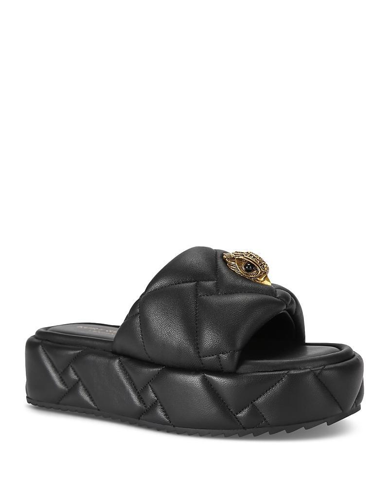 Kurt Geiger London Womens Orson Puffed Platform Slide Sandals Product Image