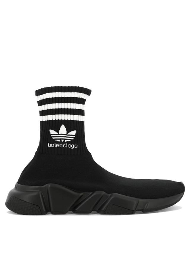 BALENCIAGA Adidas Speed Lt Sneakers In Black White Product Image