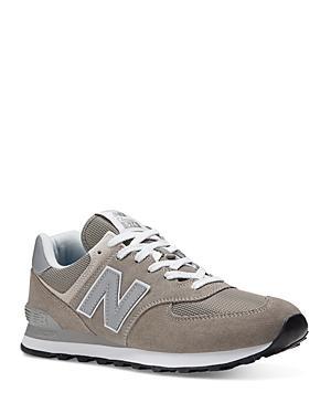 New Balance Mens New Balance 574 - Mens Running Shoes White/Grey Product Image