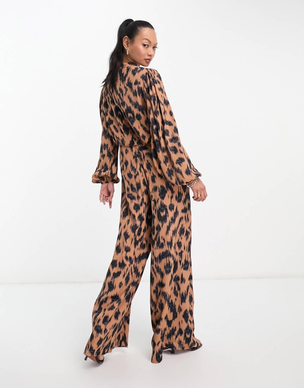 Never Fully Dressed wide leg jumpsuit Product Image