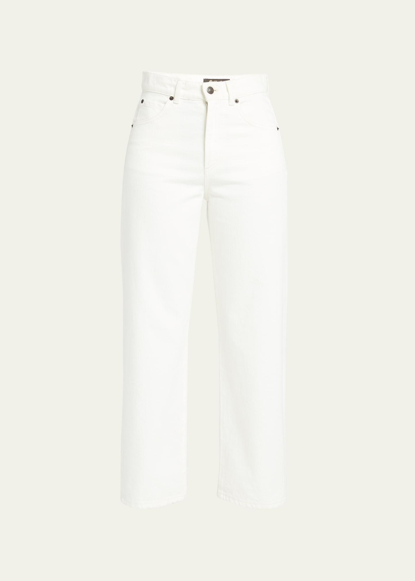 Womens Cotton Straight-Leg Jeans product image