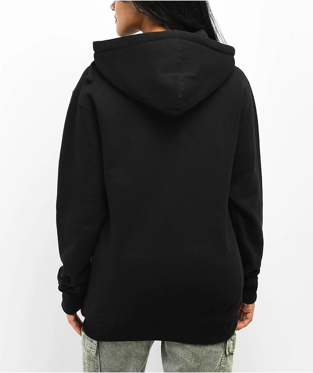 Honey TV Smells Like Weed Cigarettes Black Hoodie Product Image