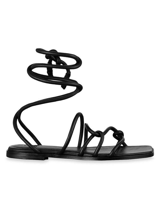 Womens Le Remi Leather Lace-Up Sandals Product Image