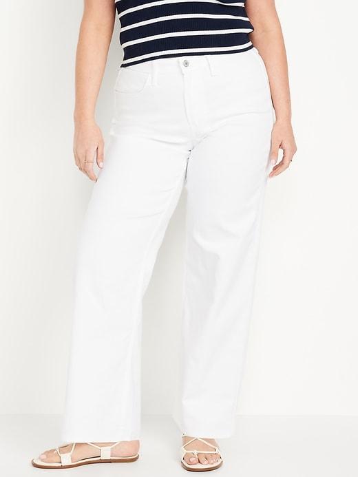 High-Waisted Wow Wide-Leg Jeans Product Image