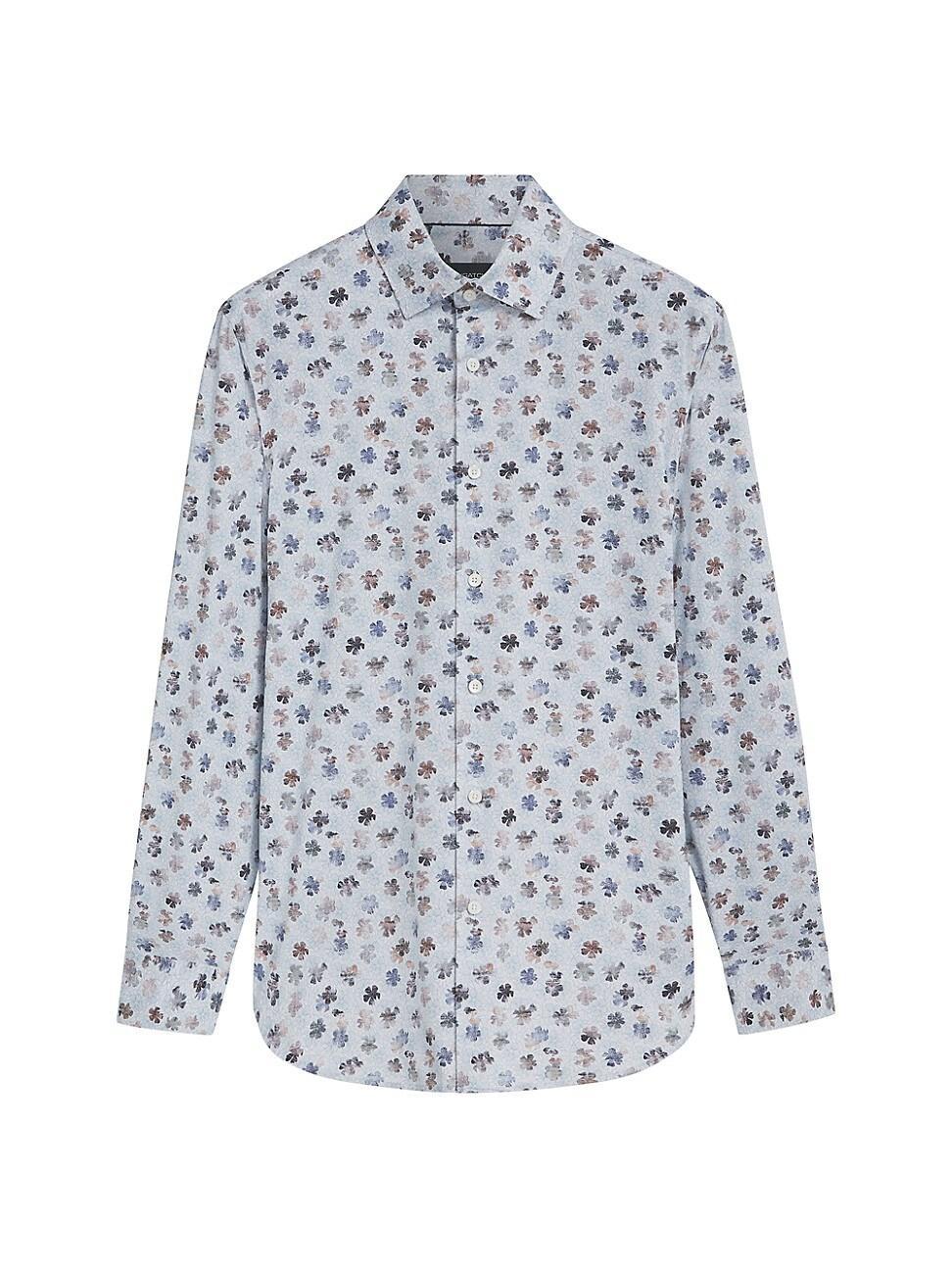 Bugatchi OoohCotton Print Button-Up Shirt Product Image