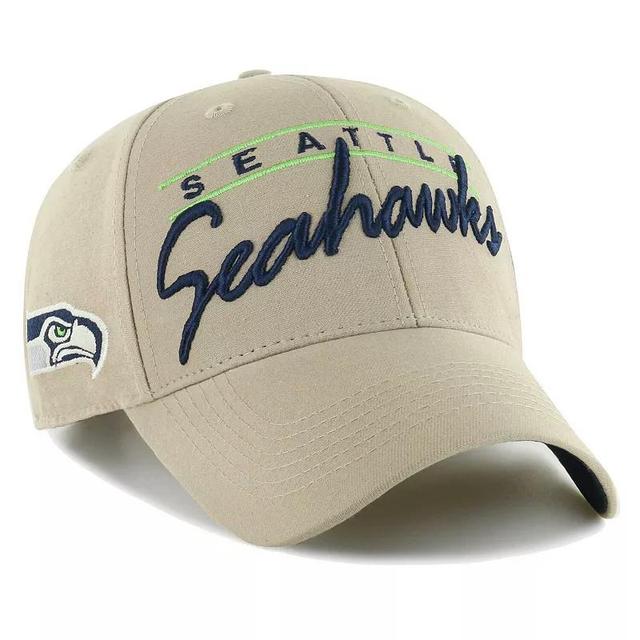 Mens 47 Khaki Seattle Seahawks Atwood MVP Adjustable Hat Product Image