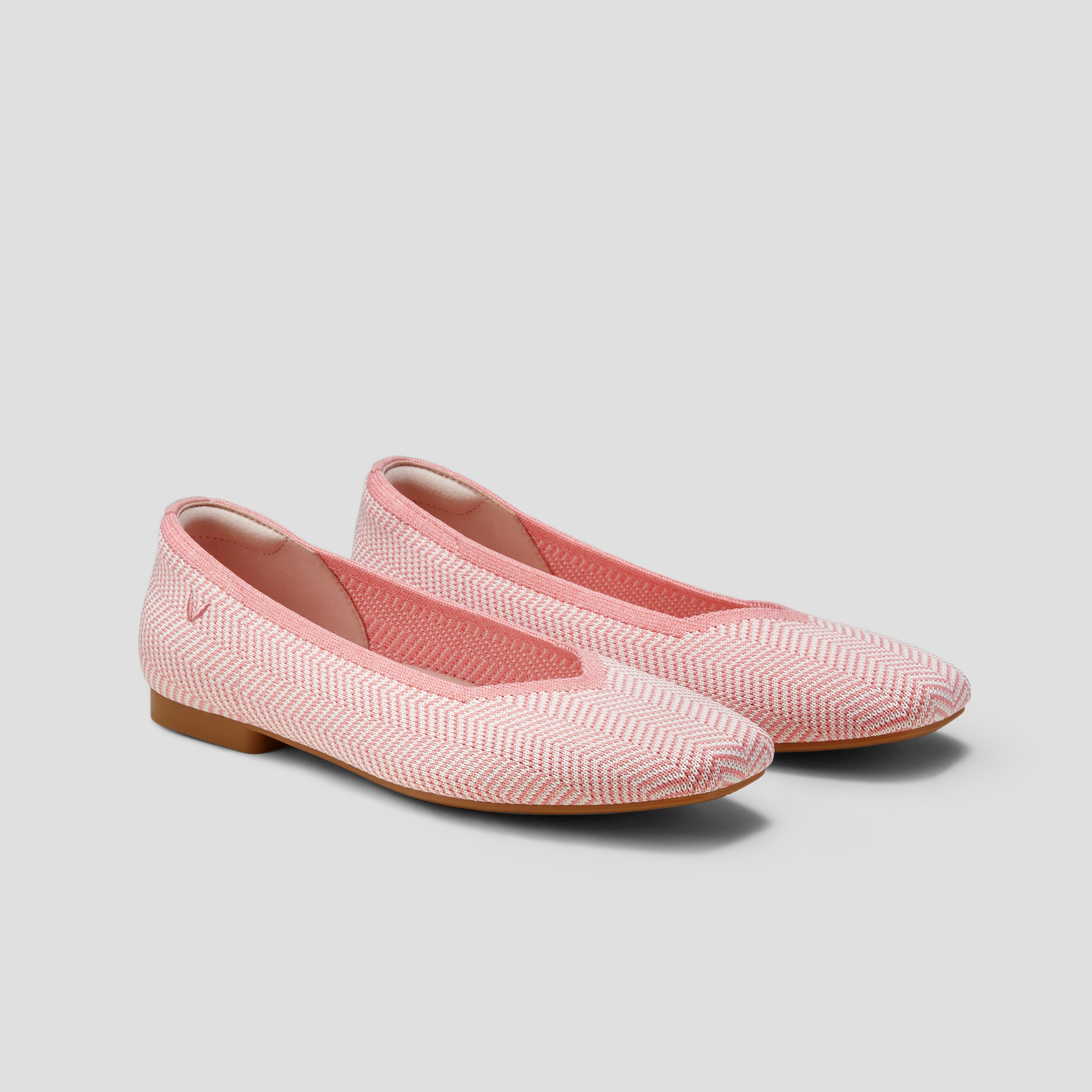 Square-Toe V-Cut Flats (Margot 2.0) Product Image