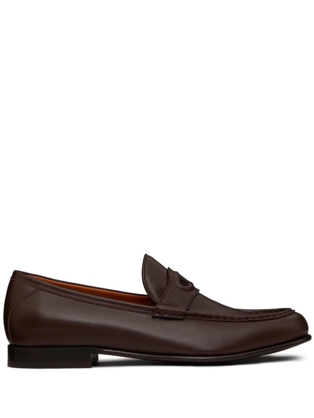 Marcie Leather Loafers In Tan product image