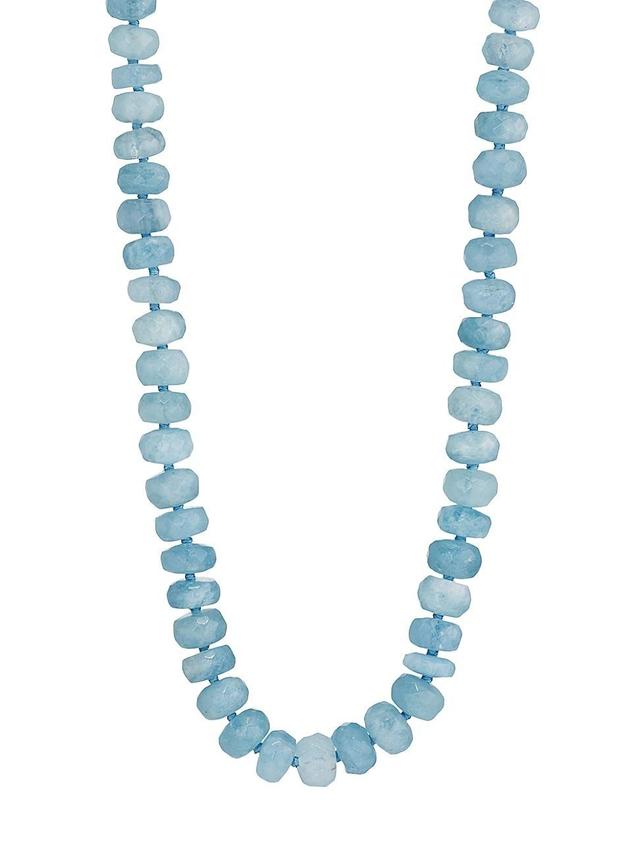 Womens Oracle Aquamarine Crystal Necklace Product Image