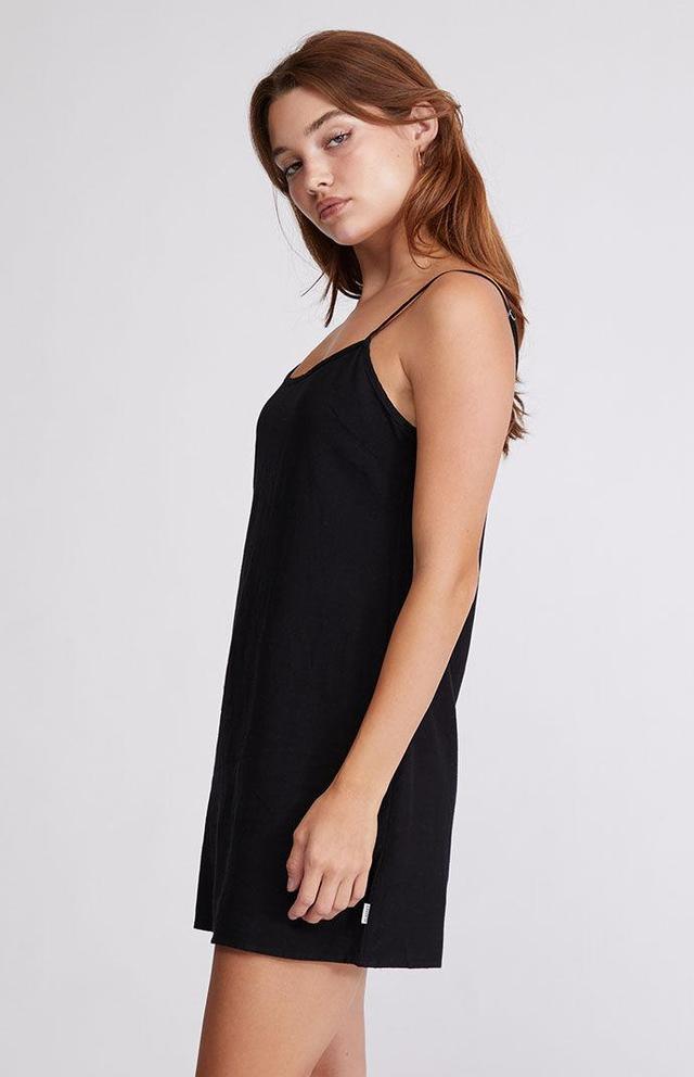 Rhythm Womens Classic Mini Slip Dress - Blackedium Product Image