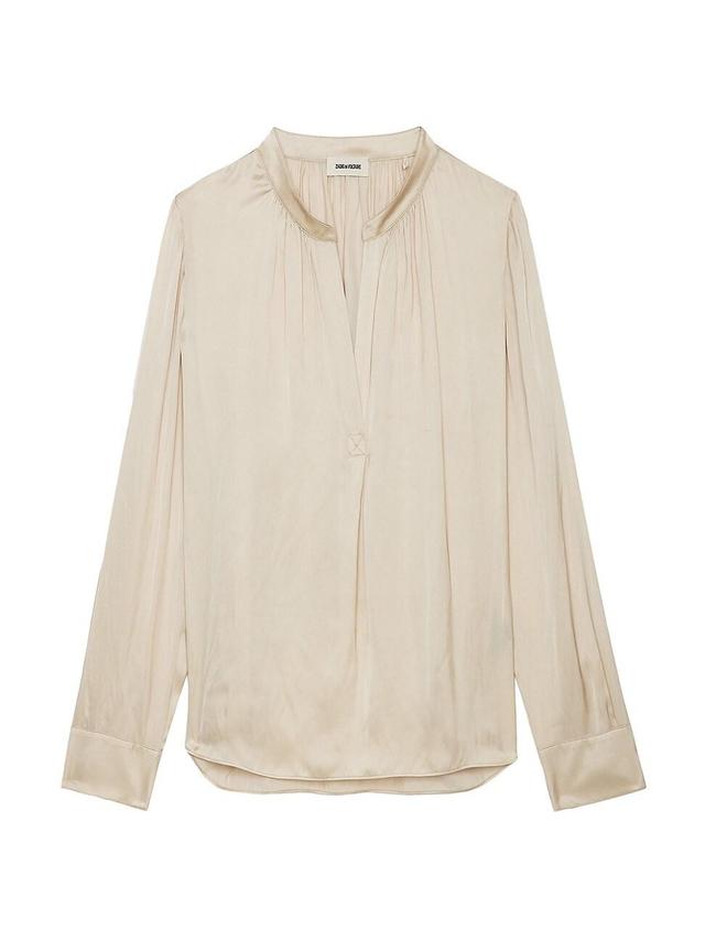 Zadig & Voltaire Tink Satin Blouse Product Image