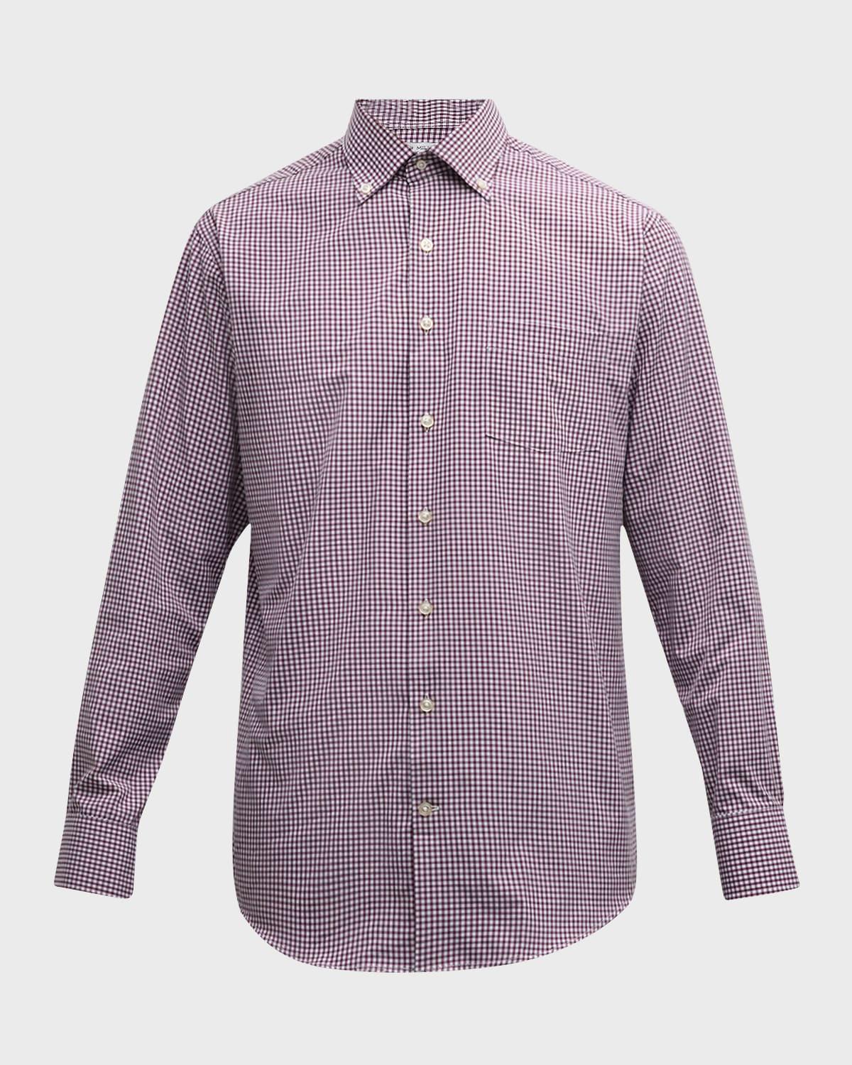 Mens Cranbroook Performance Poplin Check Sport Shirt Product Image