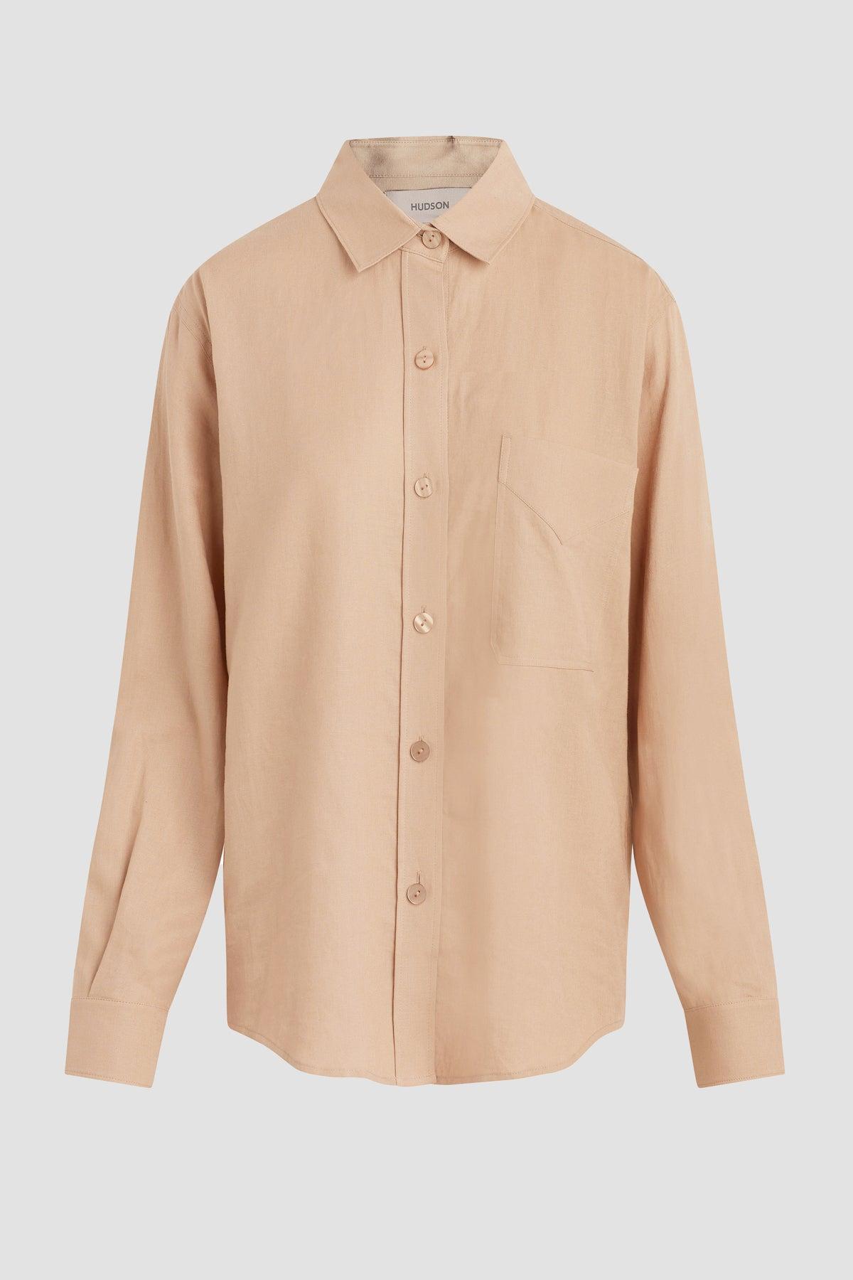 Oversized Button Down Shirt Female Product Image