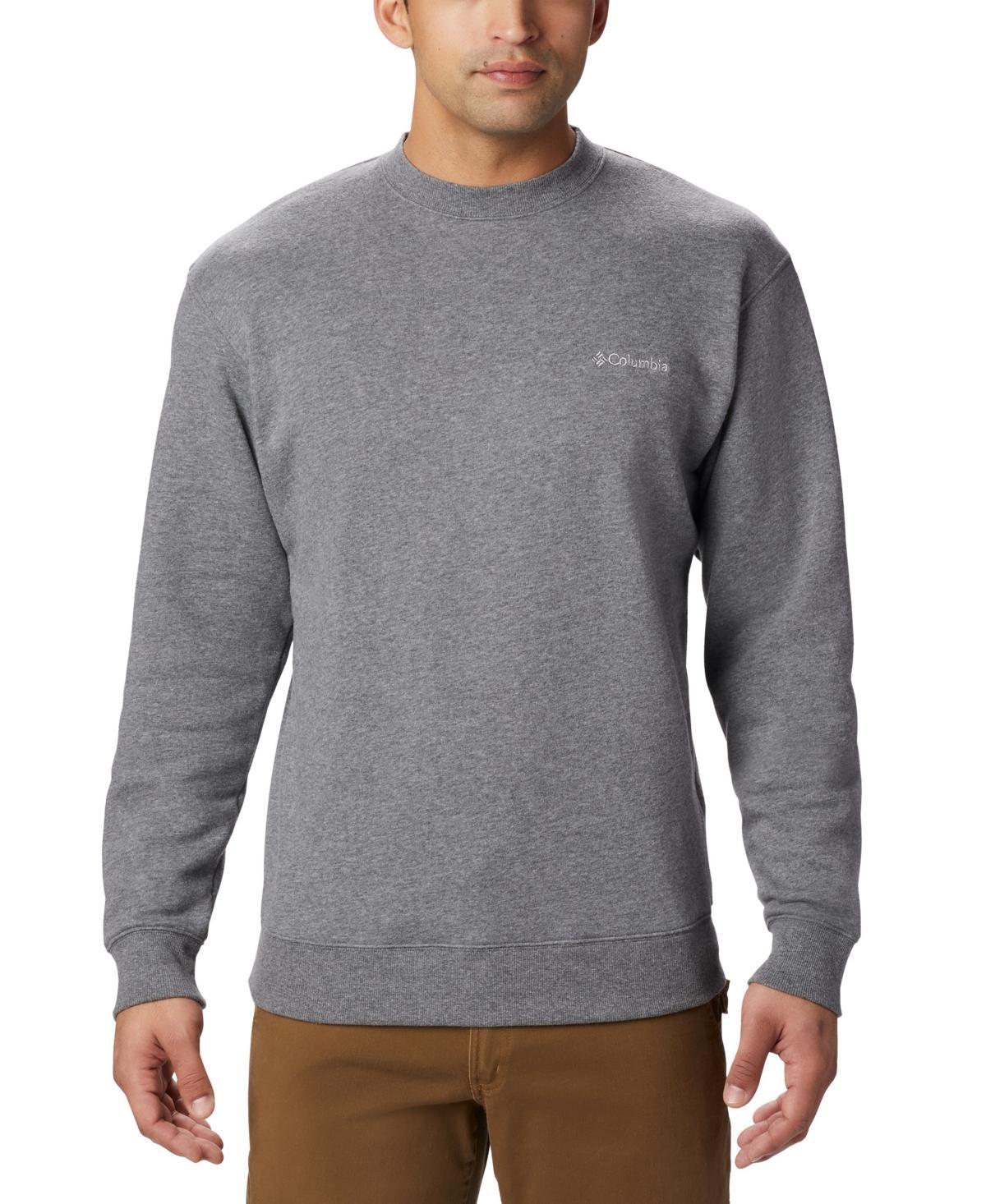 Mens Columbia Hart Mountain II Crewneck Pullover Blue Product Image