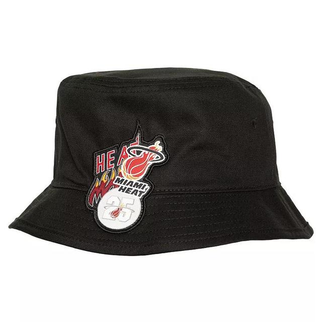 Mens Mitchell & Ness Miami Heat 25th Anniversary Bucket Hat Product Image