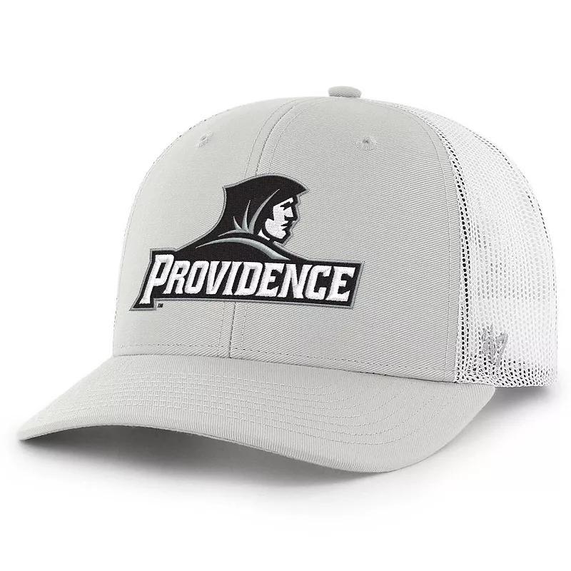 Mens 47 Brand Gray Providence Friars Trucker Adjustable Hat Product Image