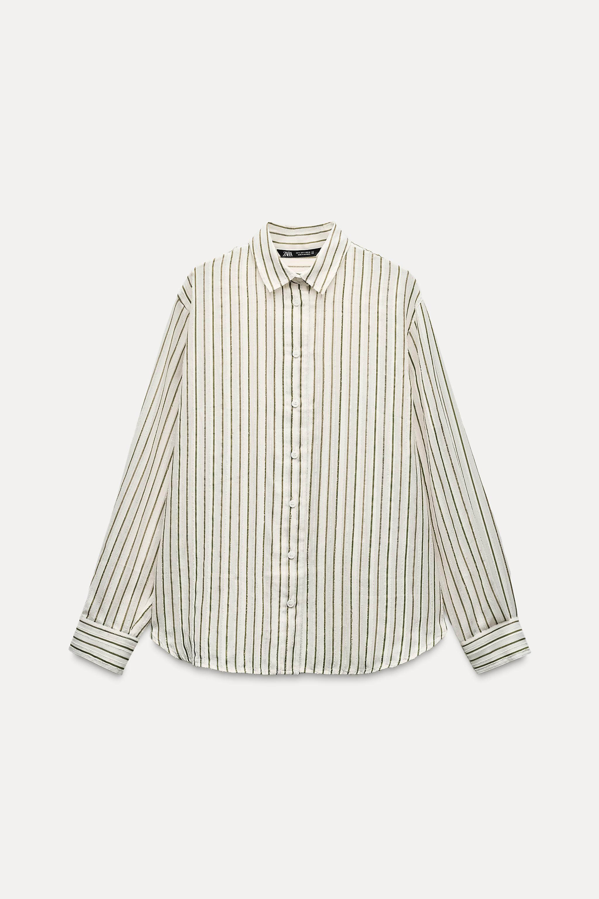 TEXTURED STRIPED TOP Product Image