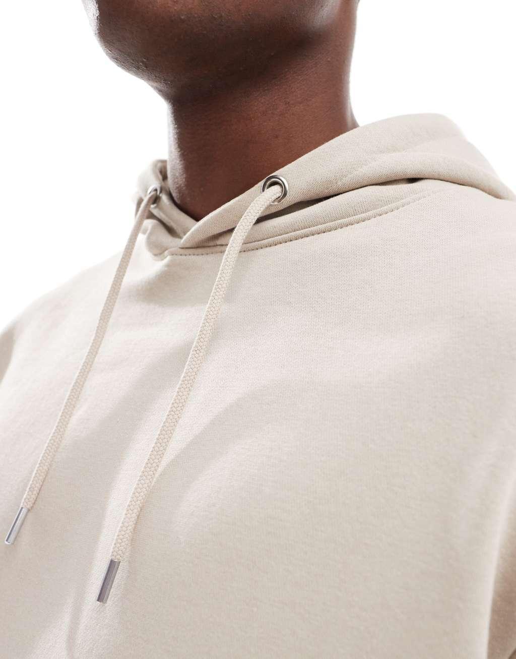 DTT overhead hoodie in stone Product Image