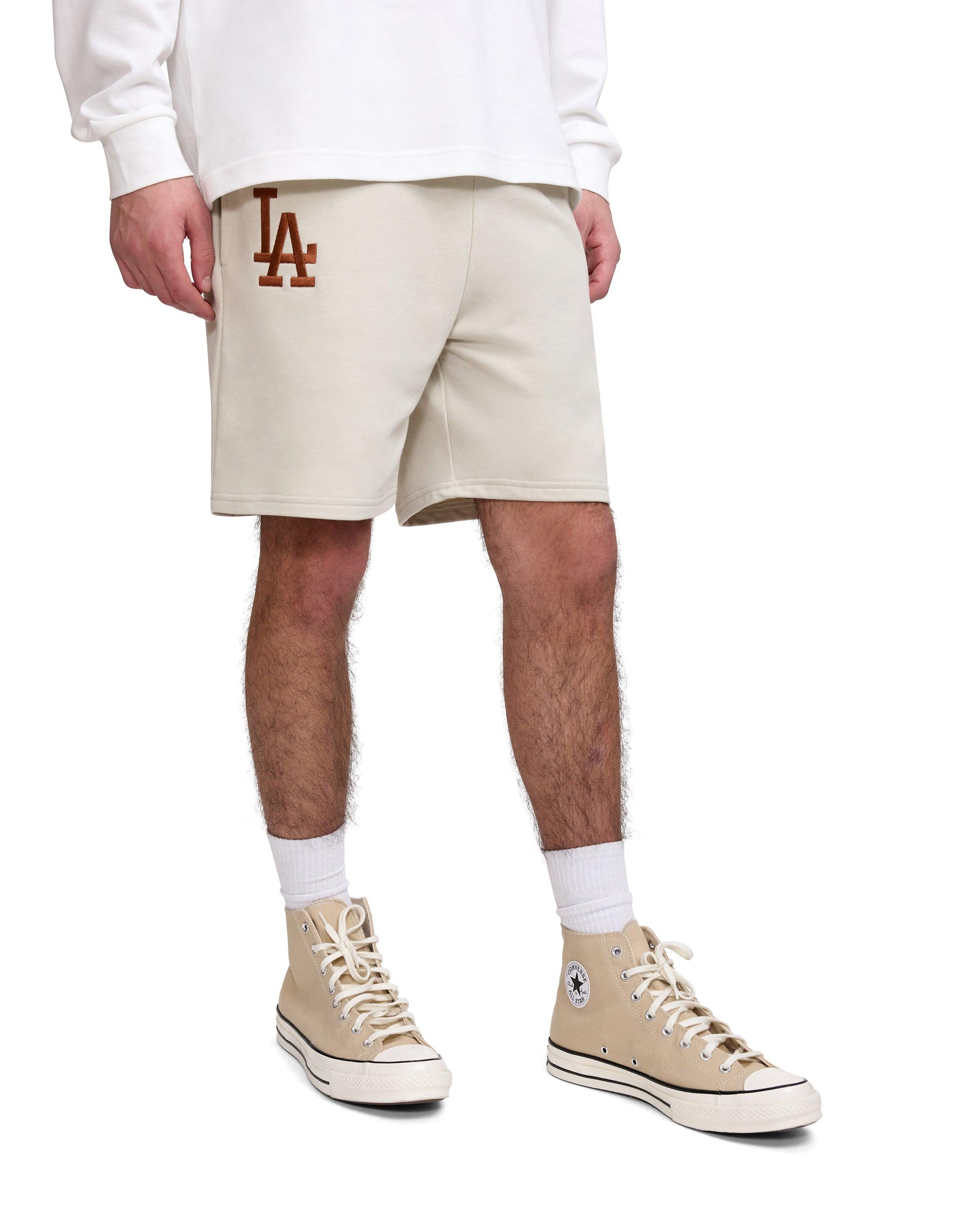 Los Angeles Dodgers Essential White Shorts Male Product Image