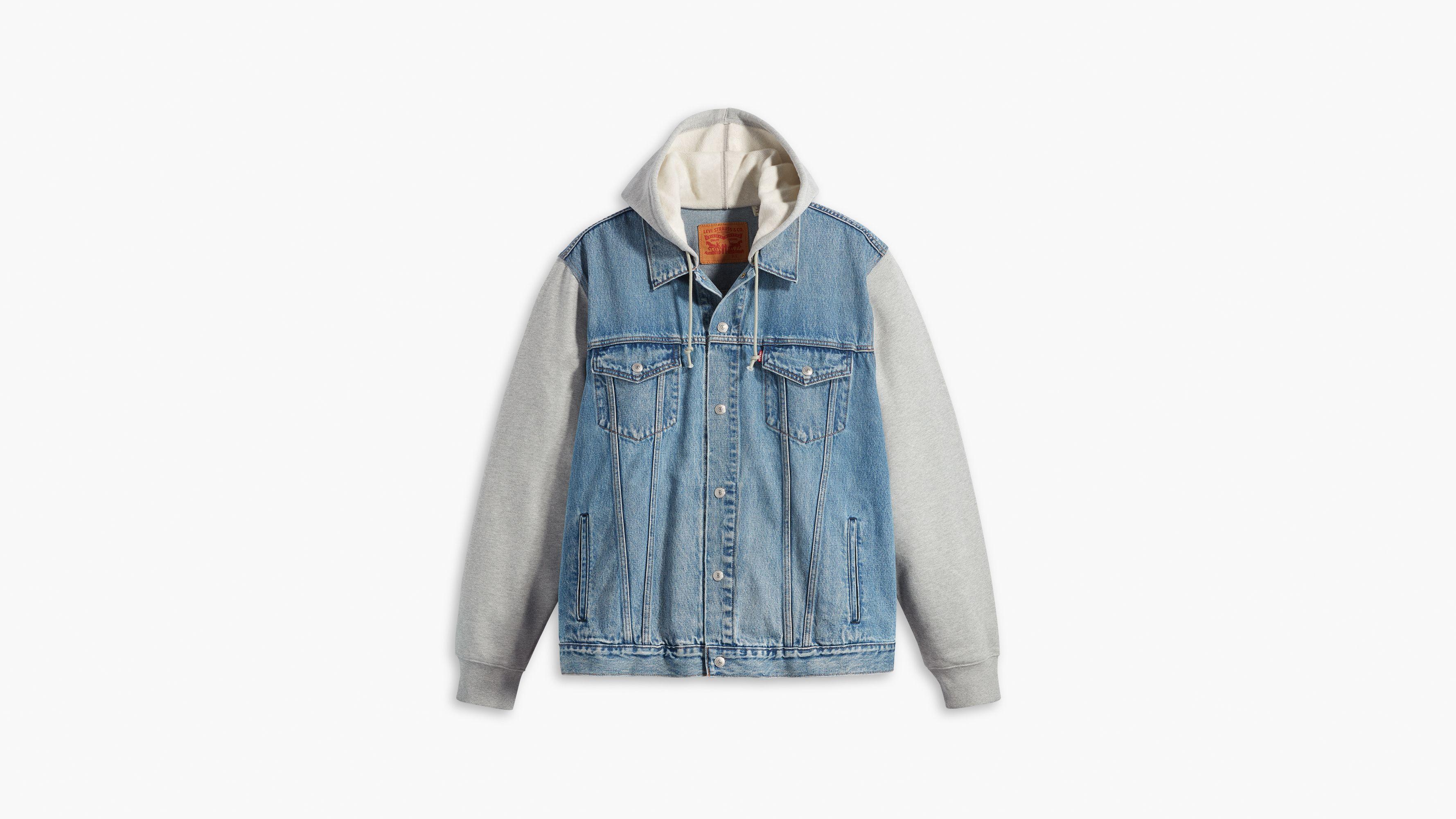 Hybrid Hoodie Trucker Jacket (Tall) Product Image