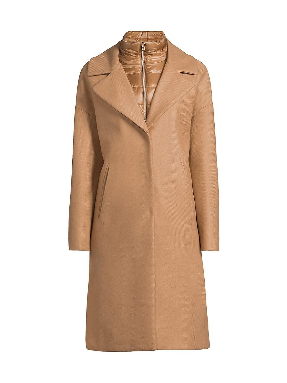 Womens Wool-Blend Midi-Coat product image