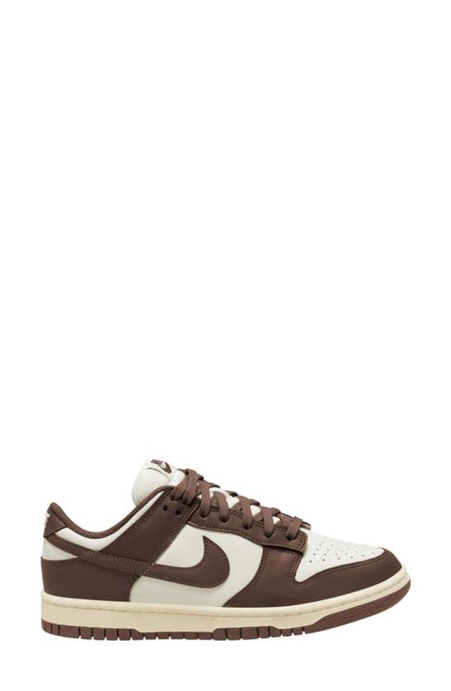 NIKE Dunk Low Basketball Sneaker In Brown Product Image