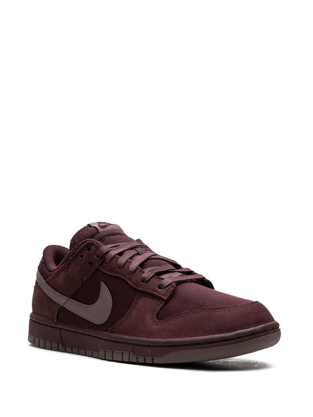 Burgundy Dunk Low Retro Premium Sneakers In Burgundy Crush/plum Product Image