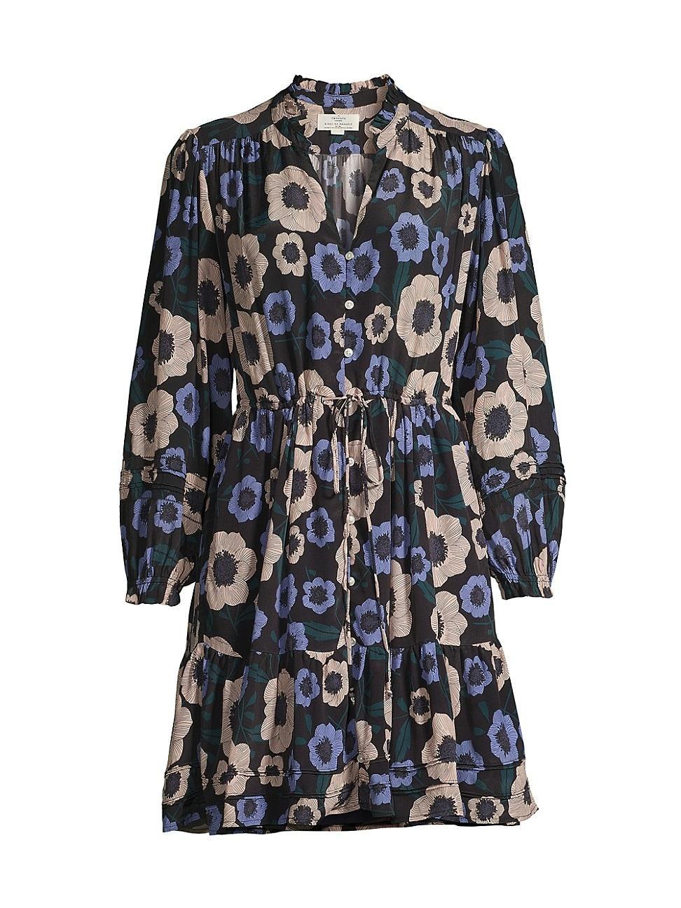 Womens Yulia Floral Long Sleeve Dress Product Image