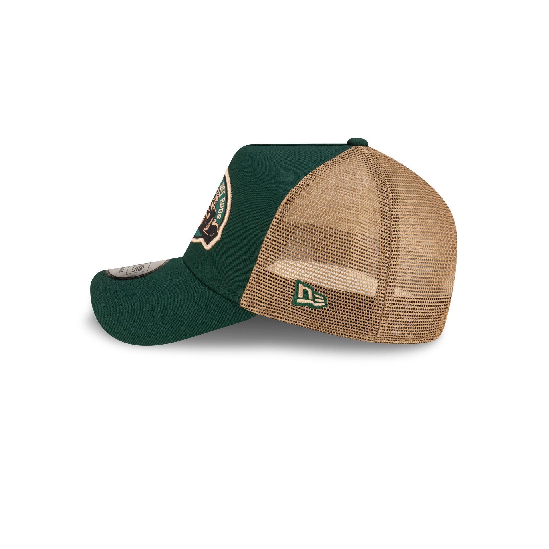 New Era Cap Green Hot Rod 9FORTY A-Frame Trucker Hat Male Product Image