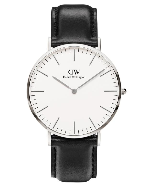 Daniel Wellington Classic Sheffield Leather Strap Watch, 40mm Product Image