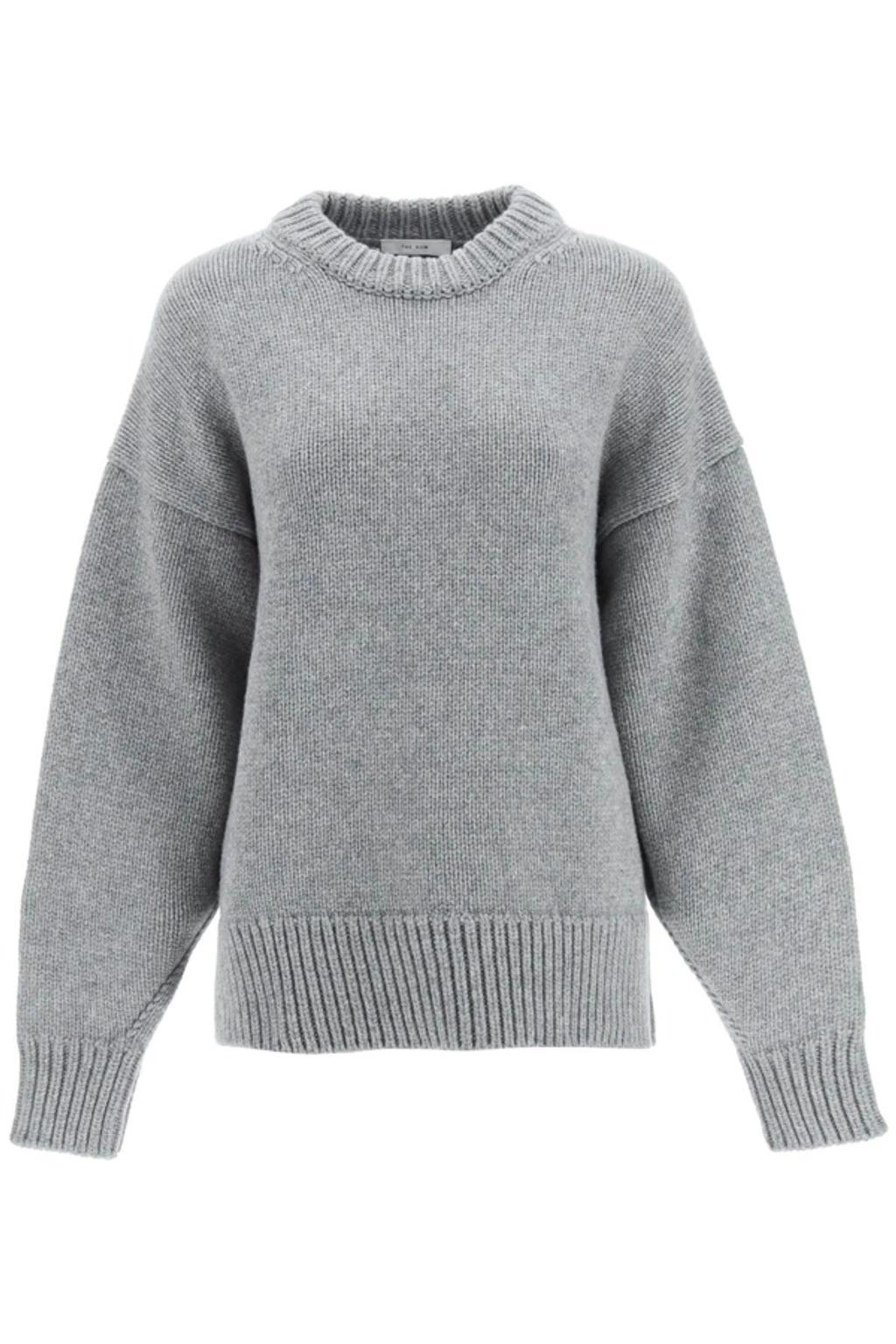 Ophelia Knitted Jumper In Grey Product Image