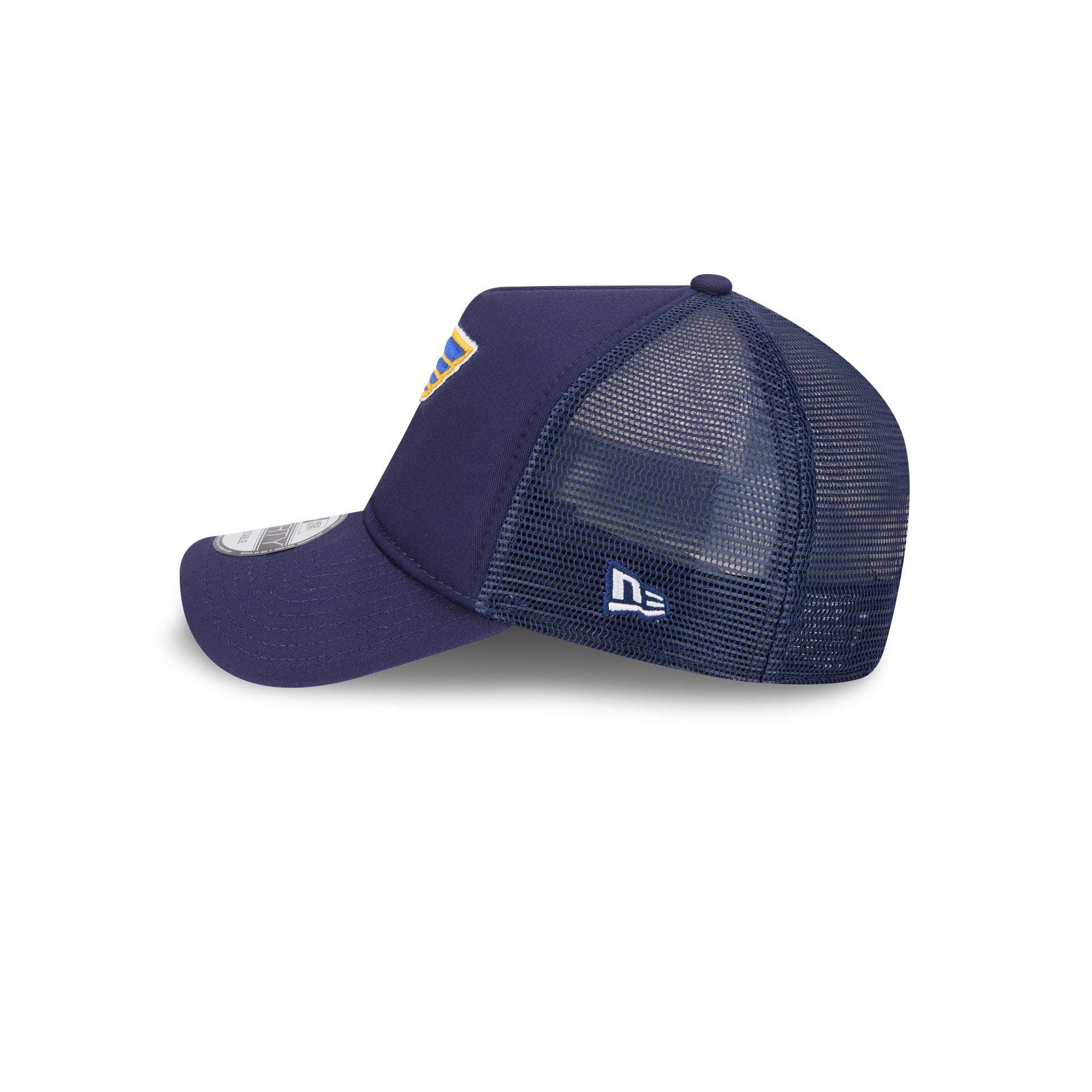 St. Louis Blues 9FORTY A-Frame Trucker Hat Male Product Image