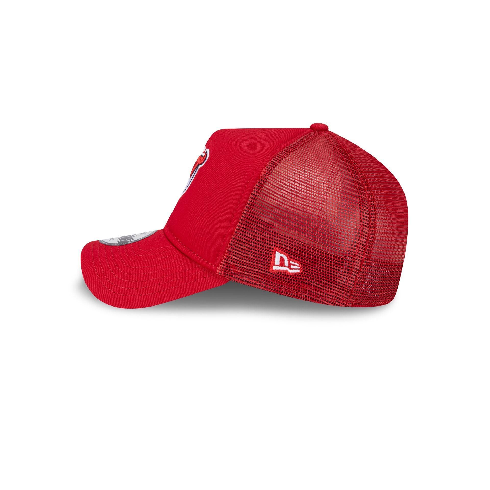 New Jersey Devils 9FORTY A-Frame Trucker Hat Male Product Image