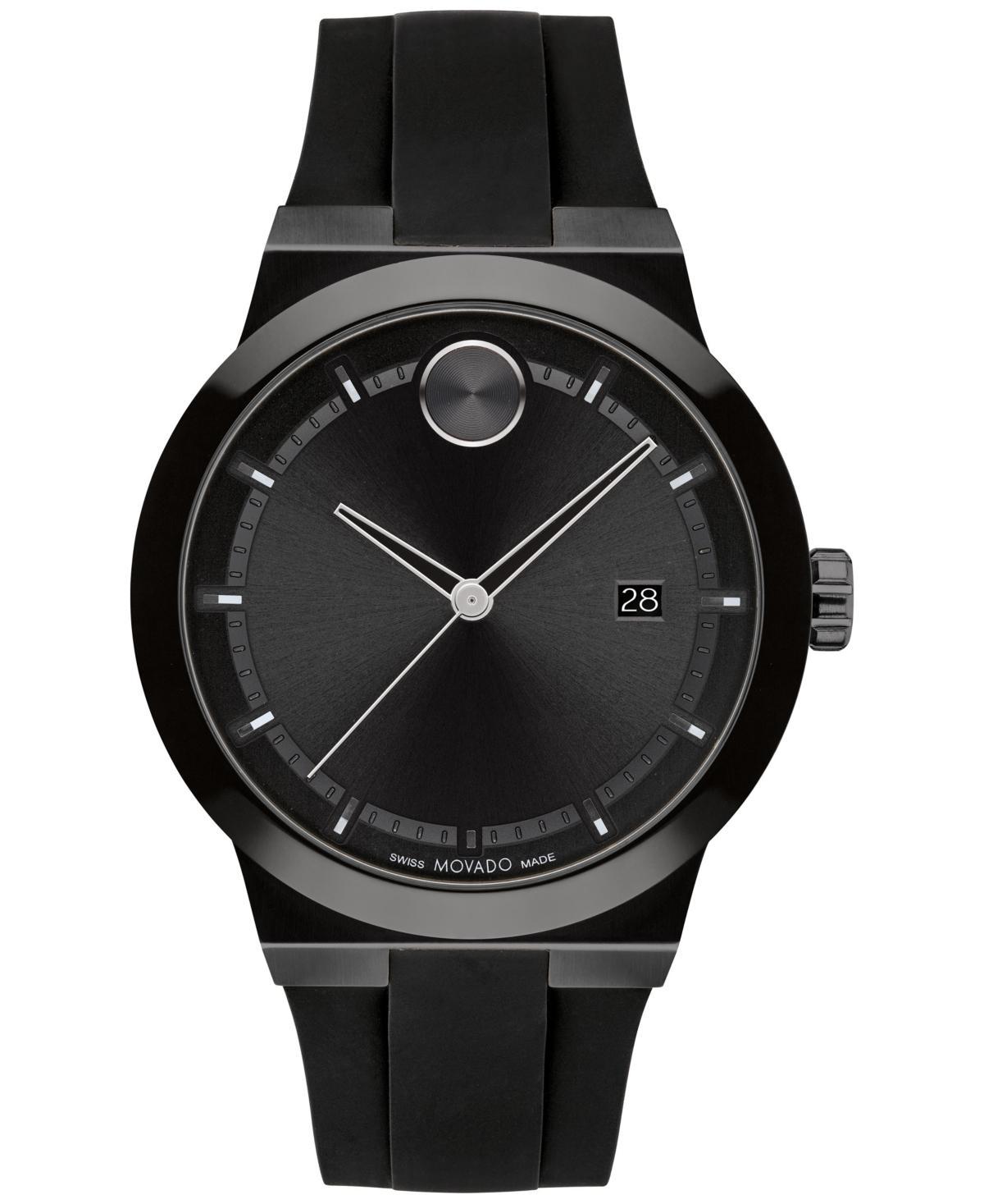 Movado Bold Mens Black Swiss Quartz Fusion Watch Product Image