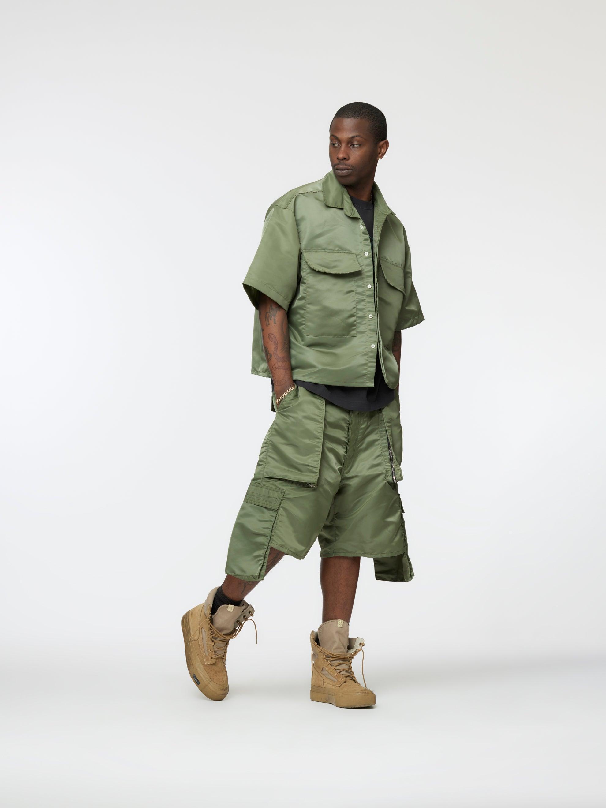 Panelled Cargo Shorts Product Image