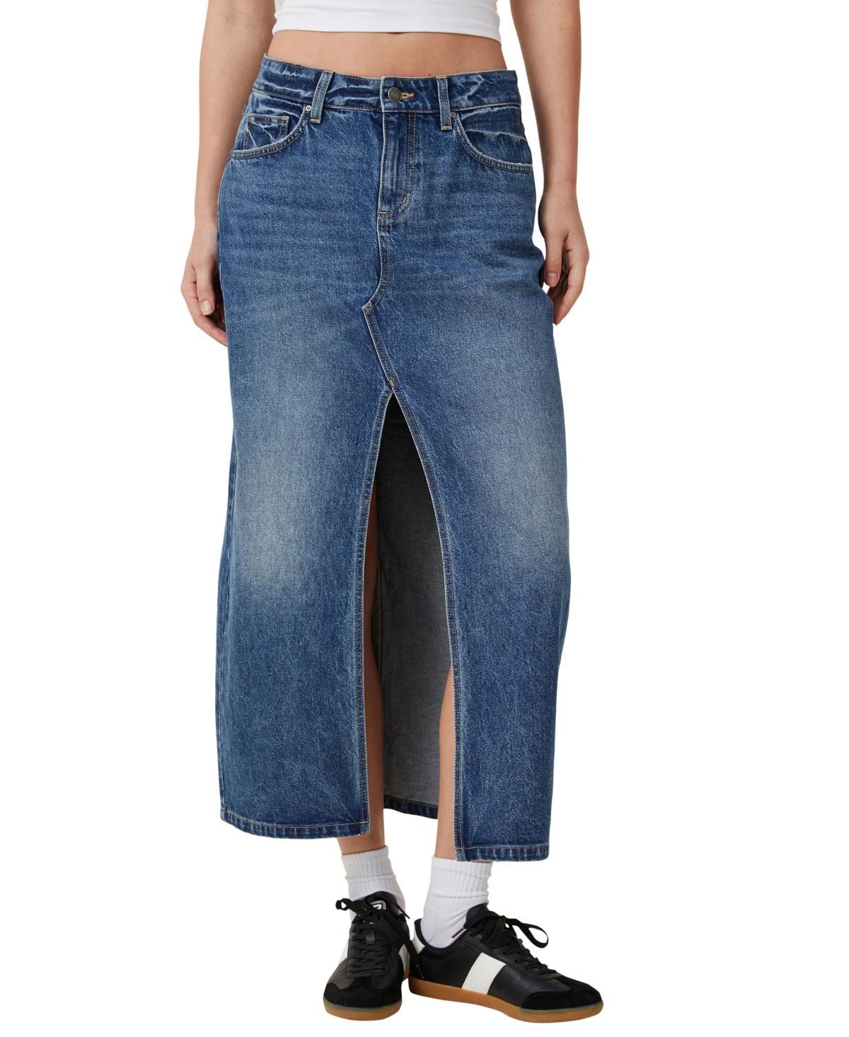 Cotton On denim maxi skirt Product Image