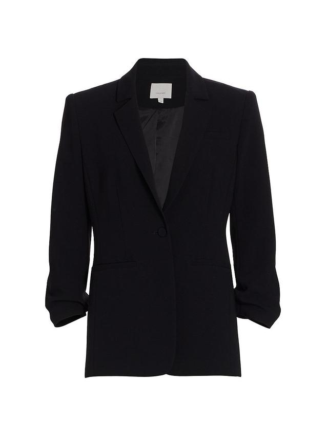 Cinq  Sept Khloe Ruched Sleeve Blazer Product Image