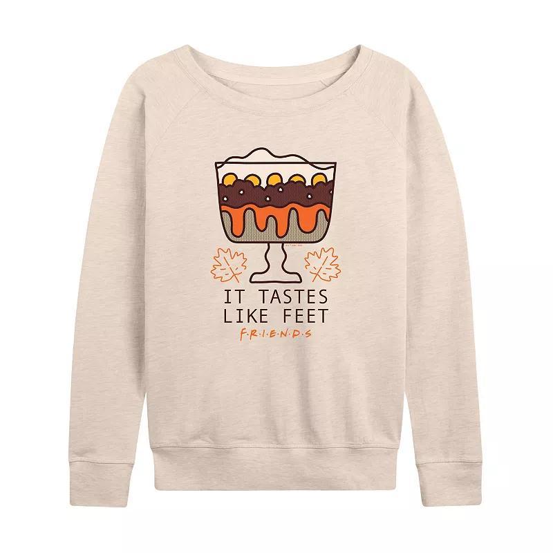 Plus Size Friends It Tastes Like Feet Lightweight French Terry Sweatshirt, Womens Product Image