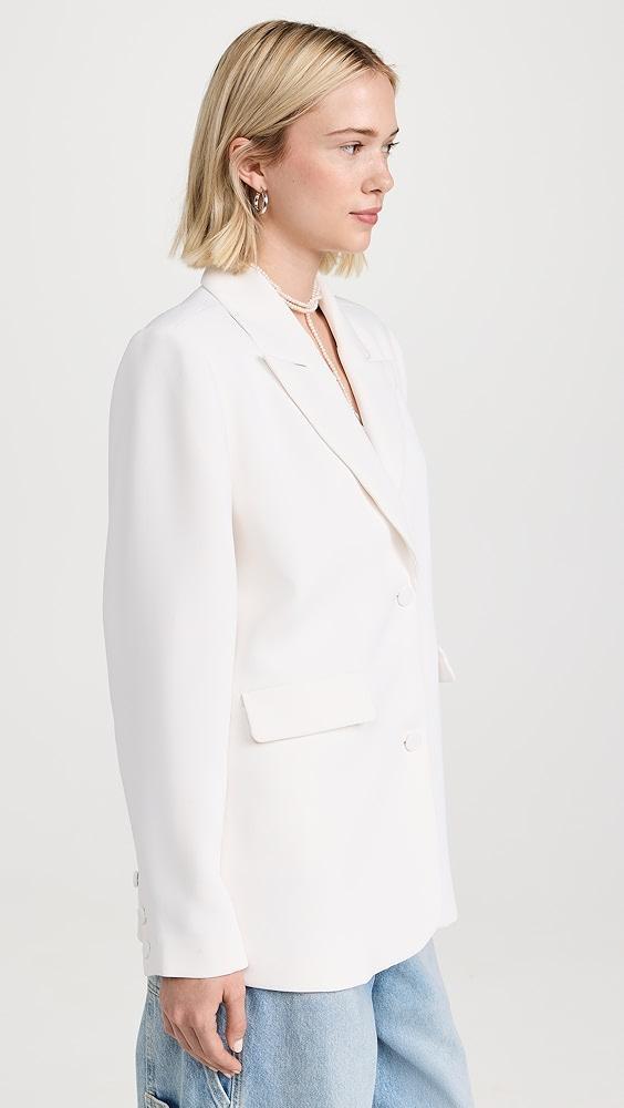 Good American Luxe Suiting Boyfriend Blazer | Shopbop Product Image