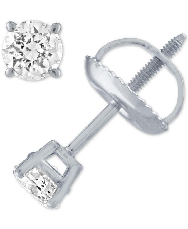 Diamond Stud Earrings (1/3 ct. t.w.) in 14k White Gold or Yellow Gold Product Image